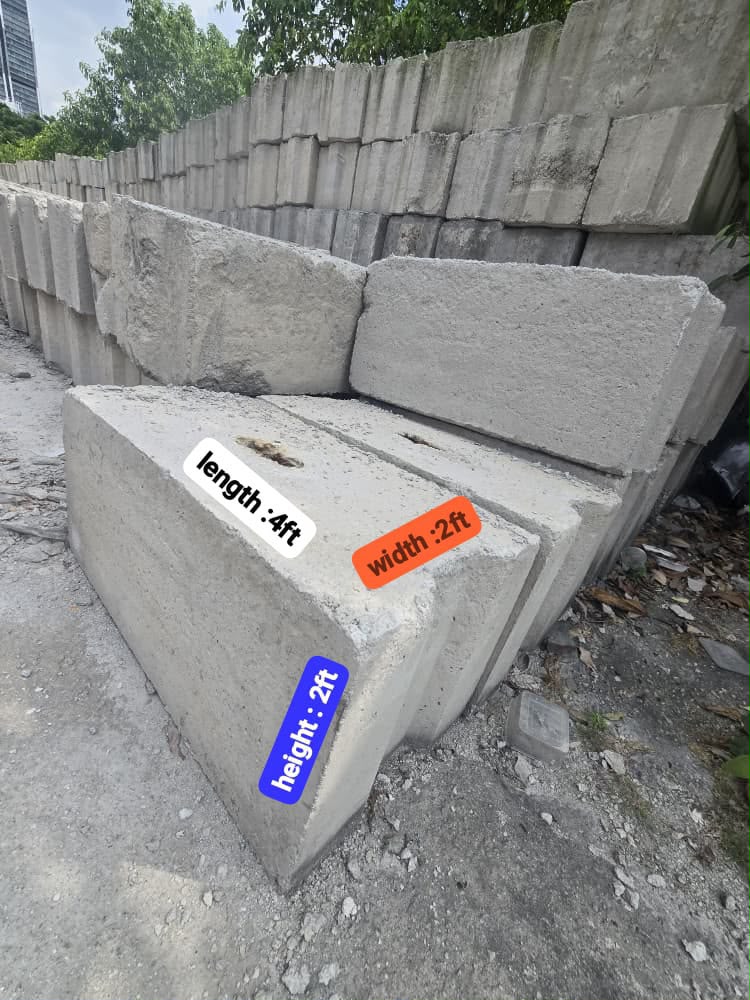 Reference for 1 Ton Concrete Block