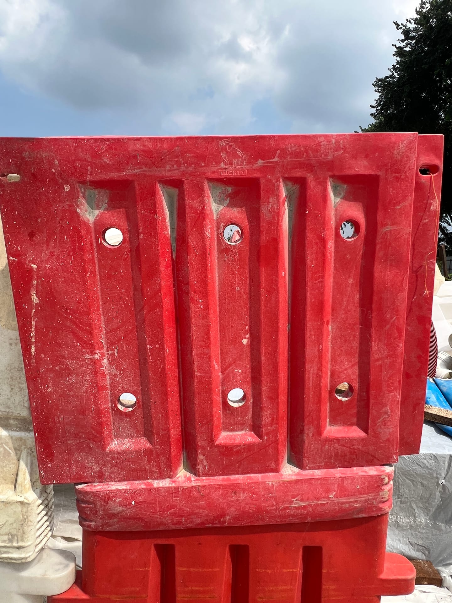 Plastic Hoarding (Red)