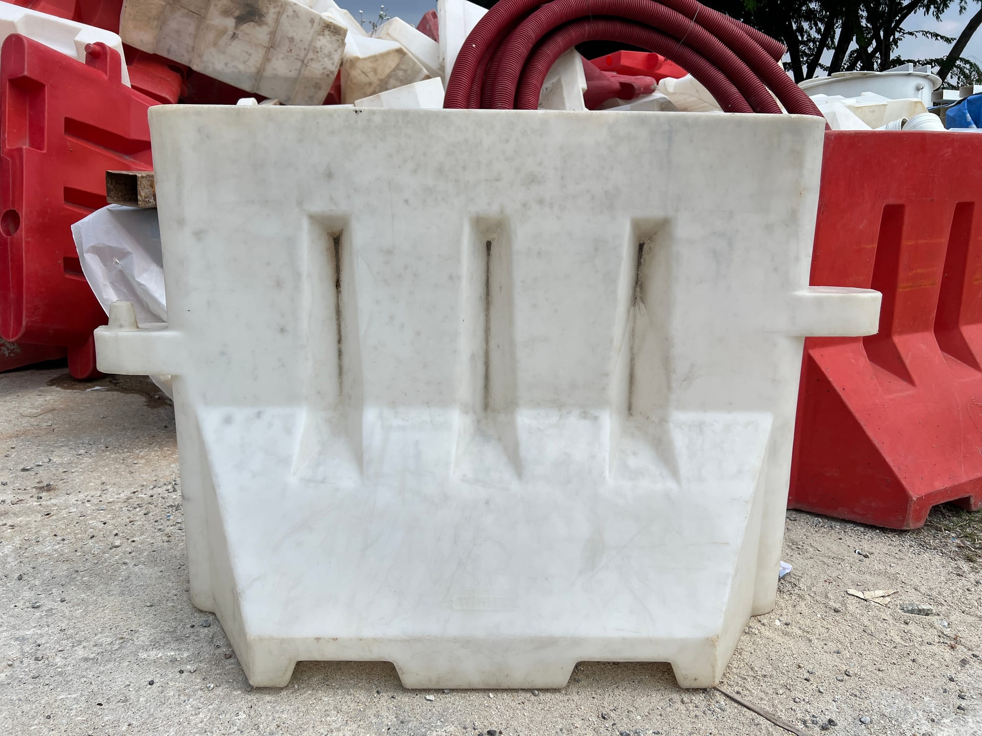 Plastic Road Barrier (NJB) (White)